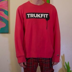 Trukfit Pink Men's Sweater